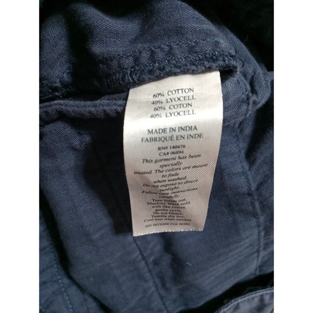 FAHERTY Shorts Mens 36 NAVY BLUE Preowned Summer Spring Winter Vacation Used - Picture 10 of 11